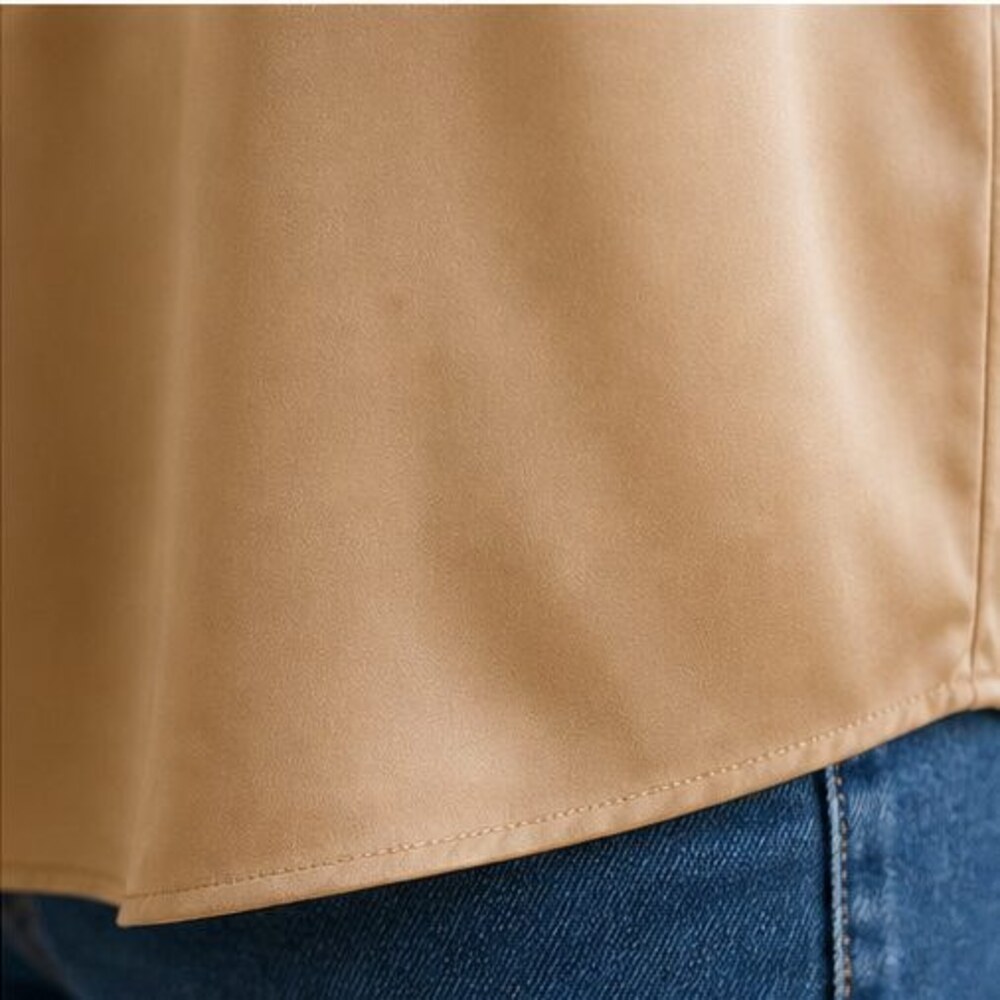 Camel V Neck Top - Picture 6 of 6